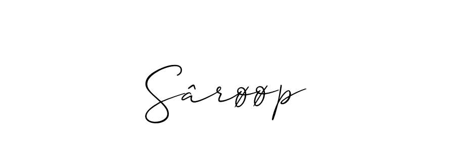 Check out images of Autograph of Sârøøp name. Actor Sârøøp Signature Style. Allison_Script is a professional sign style online. Sârøøp signature style 2 images and pictures png