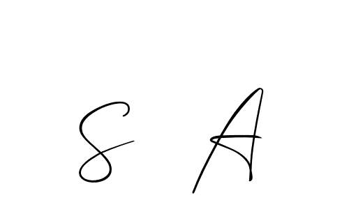 This is the best signature style for the S   A name. Also you like these signature font (Allison_Script). Mix name signature. S   A signature style 2 images and pictures png