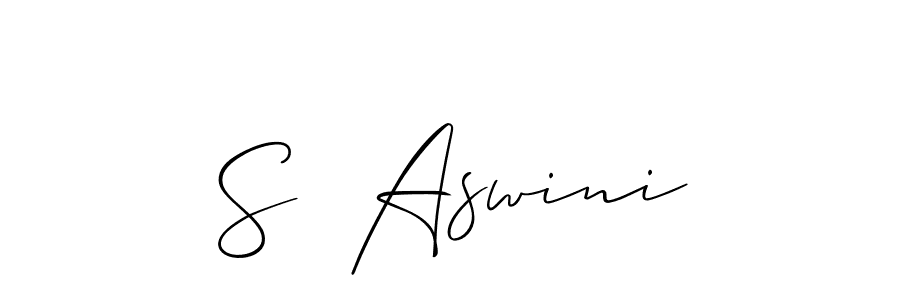 Here are the top 10 professional signature styles for the name S  Aswini. These are the best autograph styles you can use for your name. S  Aswini signature style 2 images and pictures png