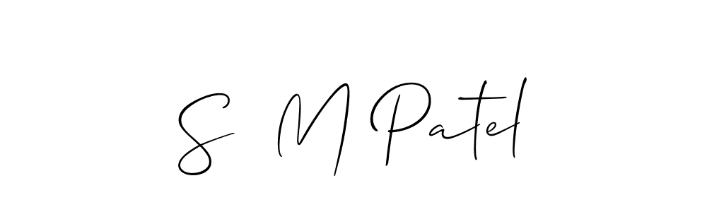Here are the top 10 professional signature styles for the name S  M Patel. These are the best autograph styles you can use for your name. S  M Patel signature style 2 images and pictures png