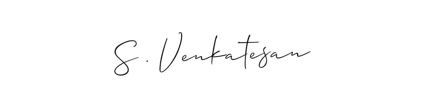 S . Venkatesan stylish signature style. Best Handwritten Sign (Allison_Script) for my name. Handwritten Signature Collection Ideas for my name S . Venkatesan. S . Venkatesan signature style 2 images and pictures png
