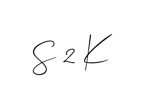 It looks lik you need a new signature style for name S 2 K. Design unique handwritten (Allison_Script) signature with our free signature maker in just a few clicks. S 2 K signature style 2 images and pictures png