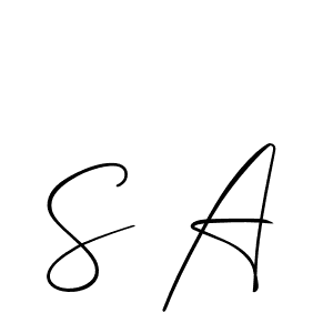 Use a signature maker to create a handwritten signature online. With this signature software, you can design (Allison_Script) your own signature for name S A. S A signature style 2 images and pictures png