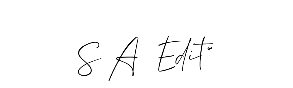 Check out images of Autograph of S A  Edit* name. Actor S A  Edit* Signature Style. Allison_Script is a professional sign style online. S A  Edit* signature style 2 images and pictures png