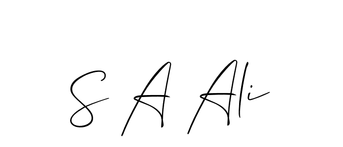 Check out images of Autograph of S A Ali name. Actor S A Ali Signature Style. Allison_Script is a professional sign style online. S A Ali signature style 2 images and pictures png