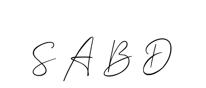 Check out images of Autograph of S A B D name. Actor S A B D Signature Style. Allison_Script is a professional sign style online. S A B D signature style 2 images and pictures png