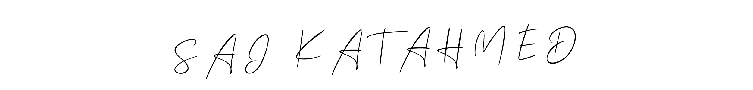 Create a beautiful signature design for name S A I ™ K A T A H M E D. With this signature (Allison_Script) fonts, you can make a handwritten signature for free. S A I ™ K A T A H M E D signature style 2 images and pictures png