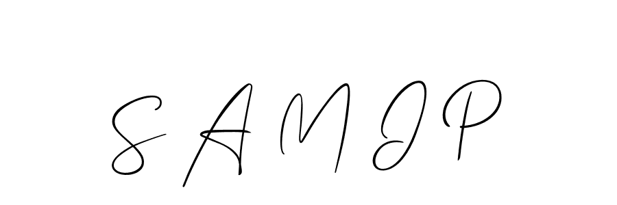You can use this online signature creator to create a handwritten signature for the name S A M I P. This is the best online autograph maker. S A M I P signature style 2 images and pictures png
