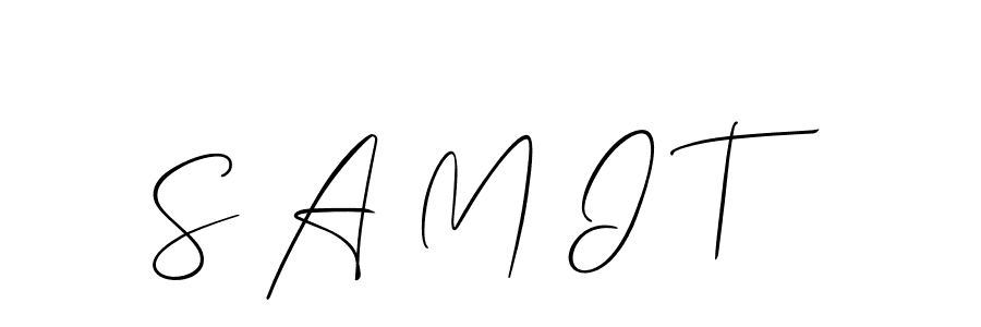 You can use this online signature creator to create a handwritten signature for the name S A M I T. This is the best online autograph maker. S A M I T signature style 2 images and pictures png