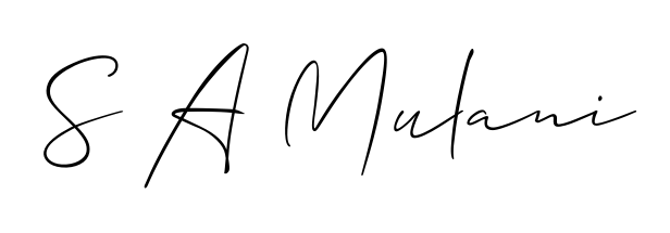 Make a beautiful signature design for name S A Mulani. With this signature (Allison_Script) style, you can create a handwritten signature for free. S A Mulani signature style 2 images and pictures png