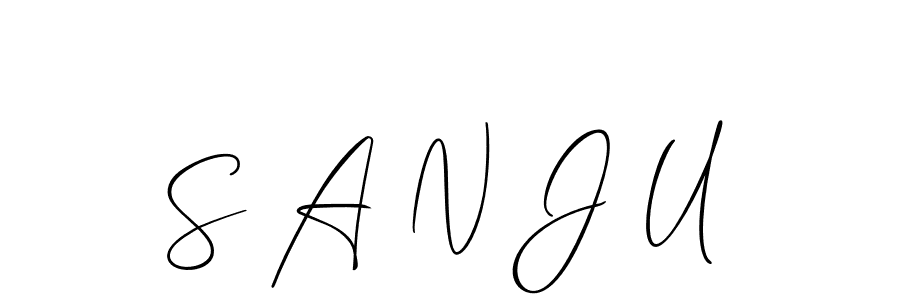 Here are the top 10 professional signature styles for the name S A N J U. These are the best autograph styles you can use for your name. S A N J U signature style 2 images and pictures png