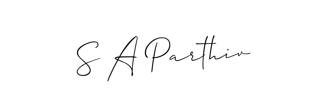 See photos of S A Parthiv official signature by Spectra . Check more albums & portfolios. Read reviews & check more about Allison_Script font. S A Parthiv signature style 2 images and pictures png