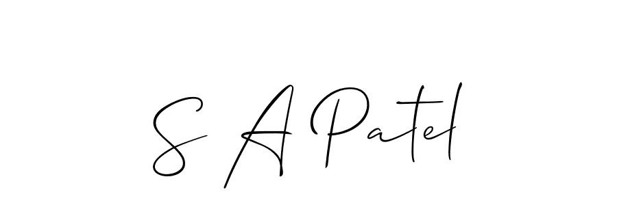 Here are the top 10 professional signature styles for the name S A Patel. These are the best autograph styles you can use for your name. S A Patel signature style 2 images and pictures png