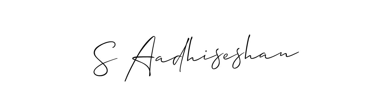 Best and Professional Signature Style for S Aadhiseshan. Allison_Script Best Signature Style Collection. S Aadhiseshan signature style 2 images and pictures png