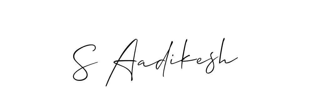 Here are the top 10 professional signature styles for the name S Aadikesh. These are the best autograph styles you can use for your name. S Aadikesh signature style 2 images and pictures png