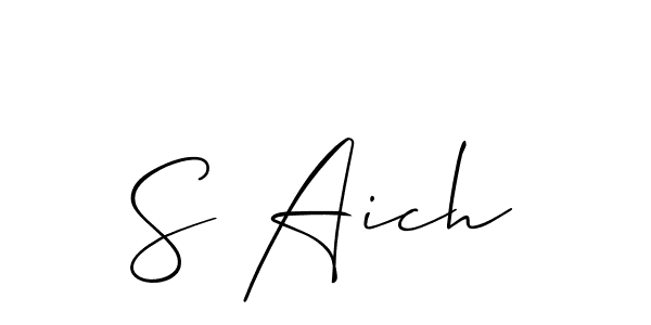 This is the best signature style for the S Aich name. Also you like these signature font (Allison_Script). Mix name signature. S Aich signature style 2 images and pictures png