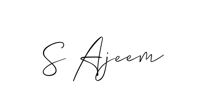 Check out images of Autograph of S Ajeem name. Actor S Ajeem Signature Style. Allison_Script is a professional sign style online. S Ajeem signature style 2 images and pictures png