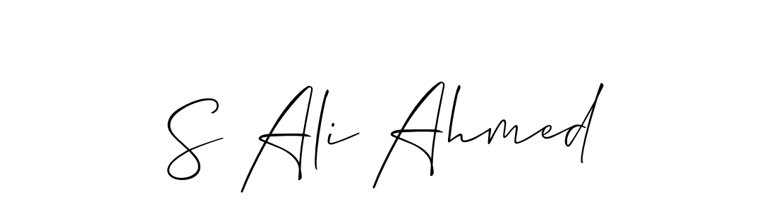 Once you've used our free online signature maker to create your best signature Allison_Script style, it's time to enjoy all of the benefits that S Ali Ahmed name signing documents. S Ali Ahmed signature style 2 images and pictures png
