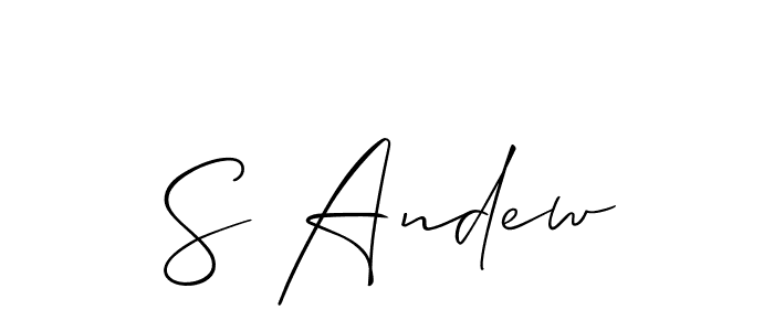 This is the best signature style for the S Andew name. Also you like these signature font (Allison_Script). Mix name signature. S Andew signature style 2 images and pictures png