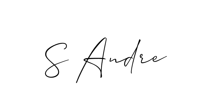 It looks lik you need a new signature style for name S Andre. Design unique handwritten (Allison_Script) signature with our free signature maker in just a few clicks. S Andre signature style 2 images and pictures png