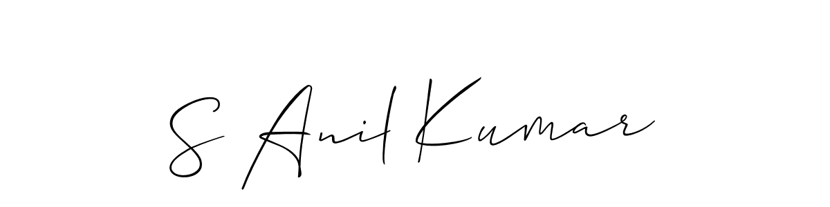 Best and Professional Signature Style for S Anil Kumar. Allison_Script Best Signature Style Collection. S Anil Kumar signature style 2 images and pictures png