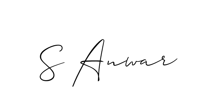 See photos of S Anwar official signature by Spectra . Check more albums & portfolios. Read reviews & check more about Allison_Script font. S Anwar signature style 2 images and pictures png