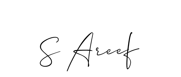 This is the best signature style for the S Areef name. Also you like these signature font (Allison_Script). Mix name signature. S Areef signature style 2 images and pictures png