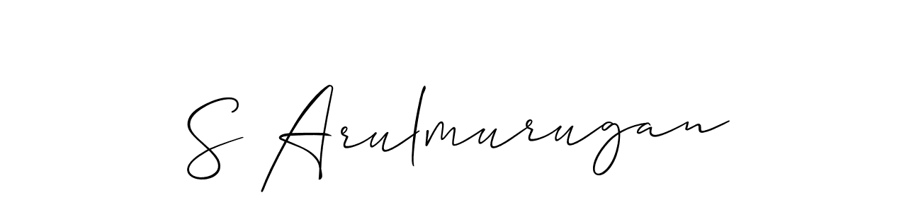 S Arulmurugan stylish signature style. Best Handwritten Sign (Allison_Script) for my name. Handwritten Signature Collection Ideas for my name S Arulmurugan. S Arulmurugan signature style 2 images and pictures png