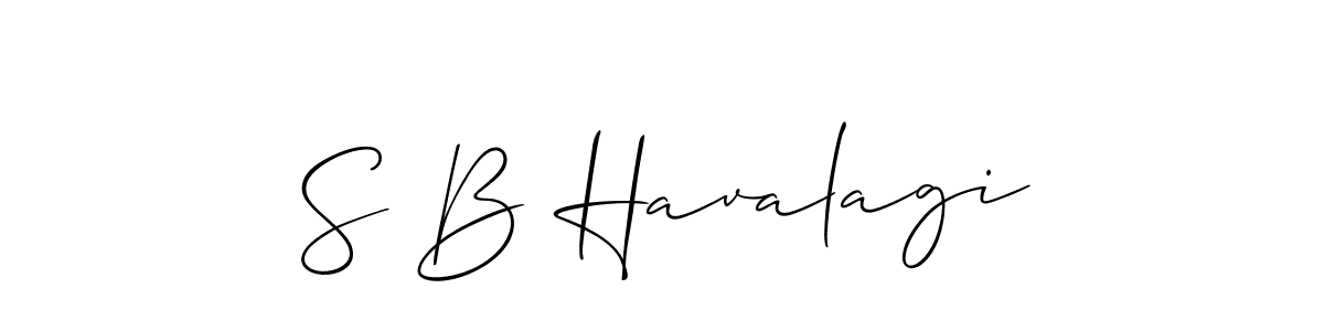 Once you've used our free online signature maker to create your best signature Allison_Script style, it's time to enjoy all of the benefits that S B Havalagi name signing documents. S B Havalagi signature style 2 images and pictures png