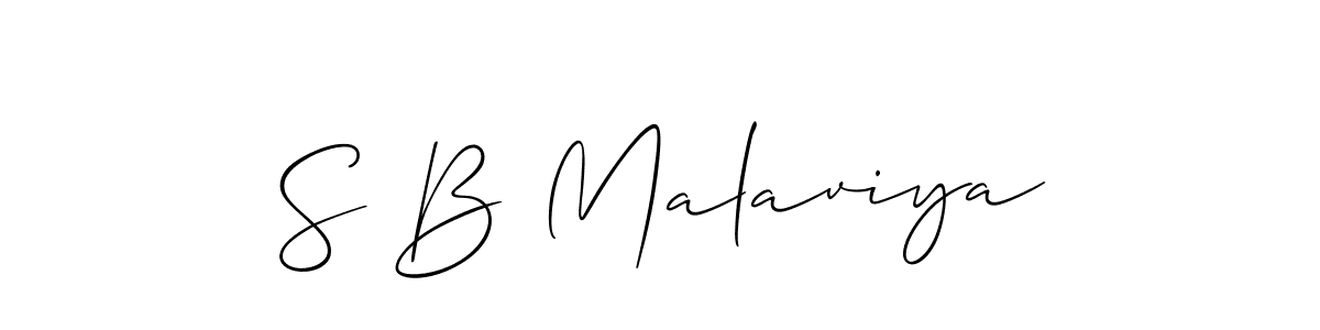 Once you've used our free online signature maker to create your best signature Allison_Script style, it's time to enjoy all of the benefits that S B Malaviya name signing documents. S B Malaviya signature style 2 images and pictures png