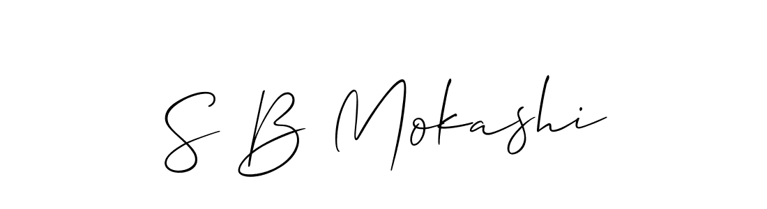 It looks lik you need a new signature style for name S B Mokashi. Design unique handwritten (Allison_Script) signature with our free signature maker in just a few clicks. S B Mokashi signature style 2 images and pictures png