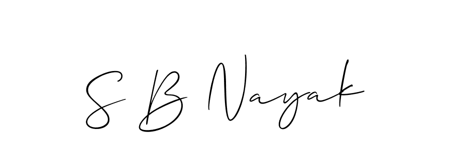 You can use this online signature creator to create a handwritten signature for the name S B Nayak. This is the best online autograph maker. S B Nayak signature style 2 images and pictures png