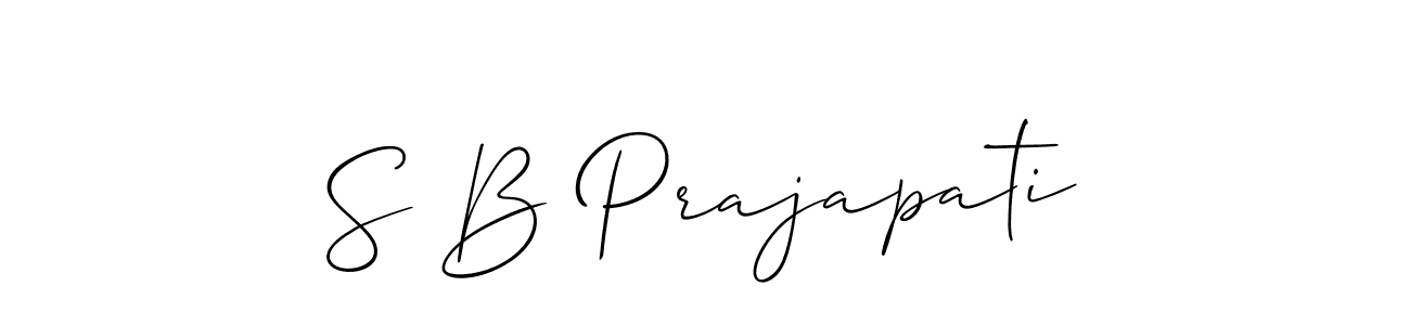 Here are the top 10 professional signature styles for the name S B Prajapati. These are the best autograph styles you can use for your name. S B Prajapati signature style 2 images and pictures png