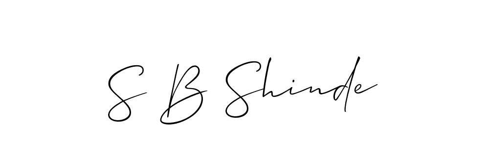 Make a short S B Shinde signature style. Manage your documents anywhere anytime using Allison_Script. Create and add eSignatures, submit forms, share and send files easily. S B Shinde signature style 2 images and pictures png