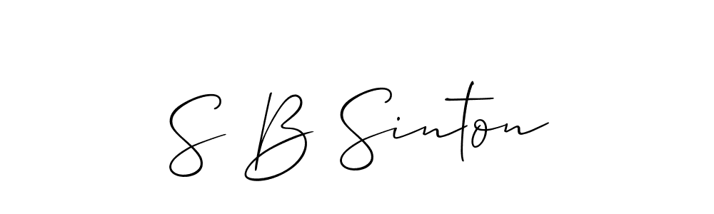 See photos of S B Sinton official signature by Spectra . Check more albums & portfolios. Read reviews & check more about Allison_Script font. S B Sinton signature style 2 images and pictures png