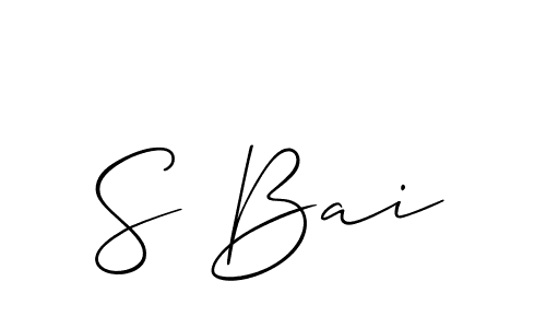Once you've used our free online signature maker to create your best signature Allison_Script style, it's time to enjoy all of the benefits that S Bai name signing documents. S Bai signature style 2 images and pictures png