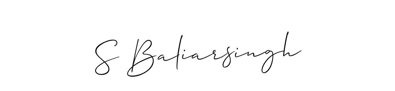 Best and Professional Signature Style for S Baliarsingh. Allison_Script Best Signature Style Collection. S Baliarsingh signature style 2 images and pictures png