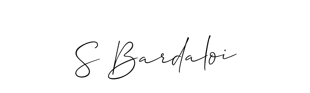 This is the best signature style for the S Bardaloi name. Also you like these signature font (Allison_Script). Mix name signature. S Bardaloi signature style 2 images and pictures png