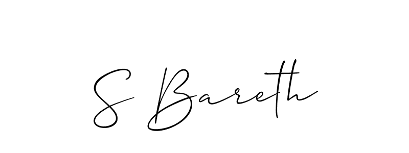 See photos of S Bareth official signature by Spectra . Check more albums & portfolios. Read reviews & check more about Allison_Script font. S Bareth signature style 2 images and pictures png