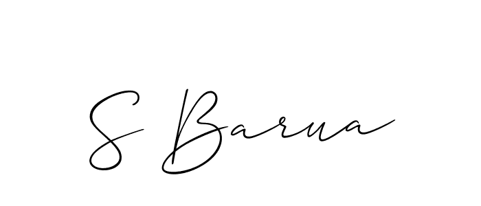 Also You can easily find your signature by using the search form. We will create S Barua name handwritten signature images for you free of cost using Allison_Script sign style. S Barua signature style 2 images and pictures png