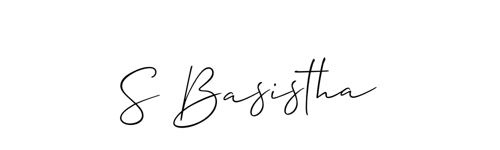 You can use this online signature creator to create a handwritten signature for the name S Basistha. This is the best online autograph maker. S Basistha signature style 2 images and pictures png