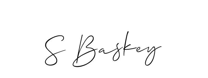 See photos of S Baskey official signature by Spectra . Check more albums & portfolios. Read reviews & check more about Allison_Script font. S Baskey signature style 2 images and pictures png