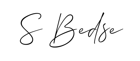 Create a personalized artistic stamp with S Bedse in Allison_Script font. Perfect for visual artists, designers, and influencers. S Bedse signature style 2 images and pictures png