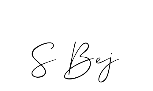 How to Draw S Bej signature style? Allison_Script is a latest design signature styles for name S Bej. S Bej signature style 2 images and pictures png