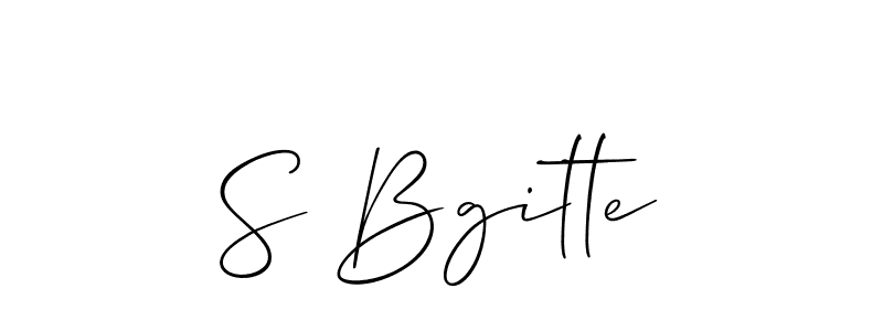 This is the best signature style for the S Bgitte name. Also you like these signature font (Allison_Script). Mix name signature. S Bgitte signature style 2 images and pictures png