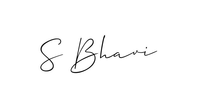 It looks lik you need a new signature style for name S Bhavi. Design unique handwritten (Allison_Script) signature with our free signature maker in just a few clicks. S Bhavi signature style 2 images and pictures png