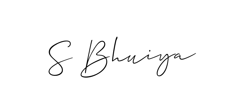 This is the best signature style for the S Bhuiya name. Also you like these signature font (Allison_Script). Mix name signature. S Bhuiya signature style 2 images and pictures png