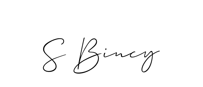 This is the best signature style for the S Bincy name. Also you like these signature font (Allison_Script). Mix name signature. S Bincy signature style 2 images and pictures png