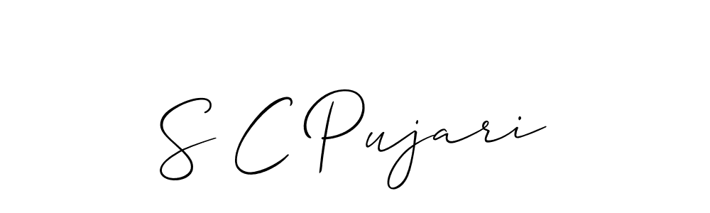 See photos of S C Pujari official signature by Spectra . Check more albums & portfolios. Read reviews & check more about Allison_Script font. S C Pujari signature style 2 images and pictures png