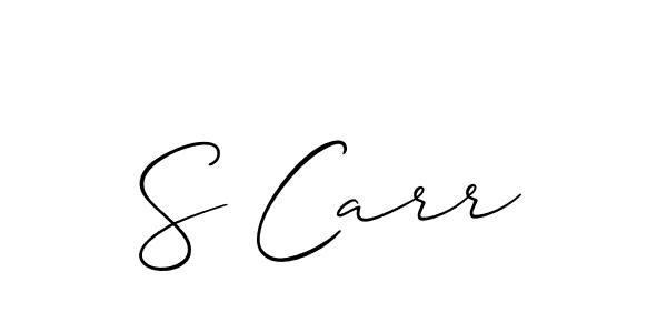 Make a beautiful signature design for name S Carr. Use this online signature maker to create a handwritten signature for free. S Carr signature style 2 images and pictures png